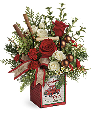 Teleflora's Quaint Christmas Bouquet Bouquet